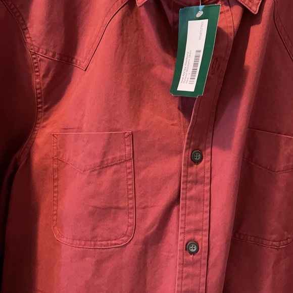 Men’s bottom shirt.  RED ALE in a rust color - Picture 5 of 6